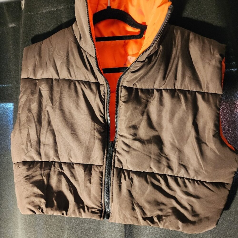 Fashion Nova Puffer crop Vest L